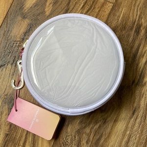 stoney clover lane x target white clear mini round pouch